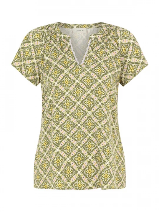 Foto van product Cartoon Blouse beige / groen