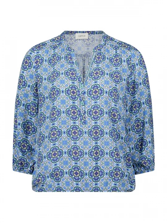 Foto van product Cartoon Blouse blauw / donkerblauw / groen