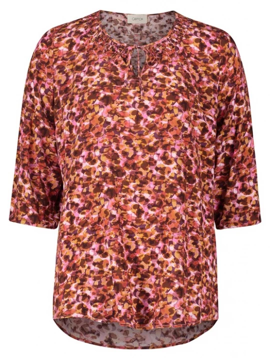 Foto van product Cartoon Blouse lichtlila / oranje / abrikoos / rood