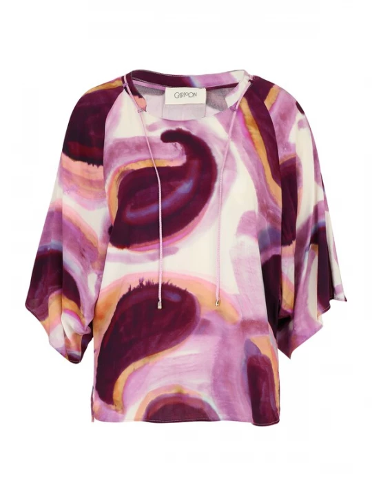 Foto van product Cartoon Blouse orchidee / bessen / wit