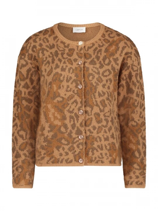 Foto van product Cartoon Gebreid vest camel / bruin / brokaat