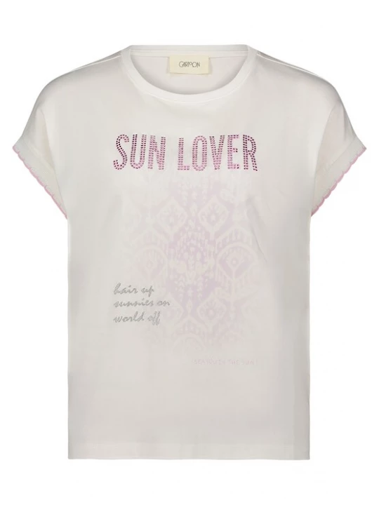 Foto van product Cartoon Shirt crème / magenta / oudroze / zilver