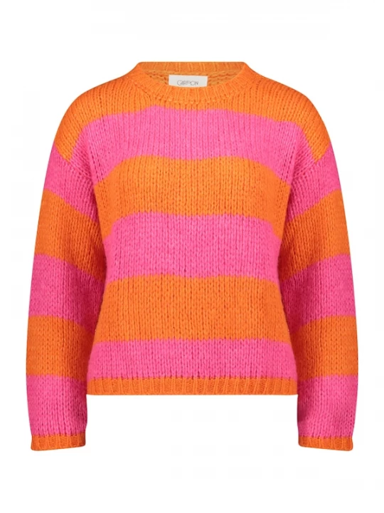 Foto van product Cartoon Trui neonlila / oranje