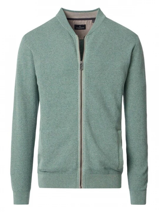 Foto van product CASA MODA Gebreid vest groen