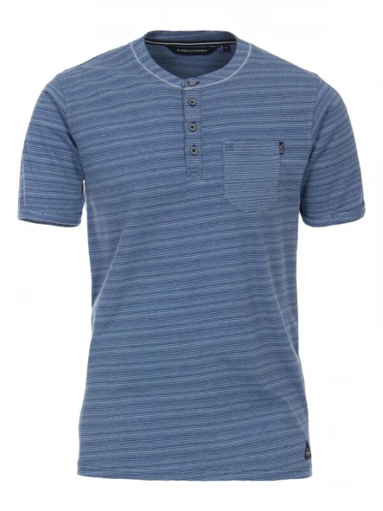 Foto van product CASA MODA Shirt 'Henley' blauw