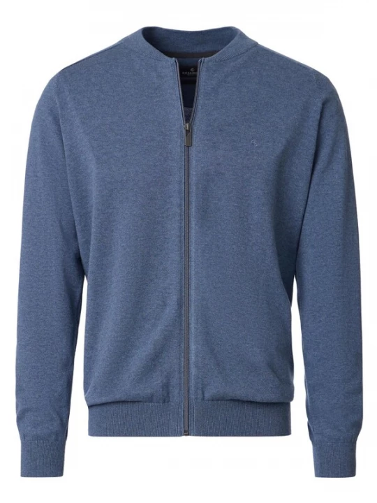 Foto van product CASAMODA Gebreid vest 'Basic' blauw