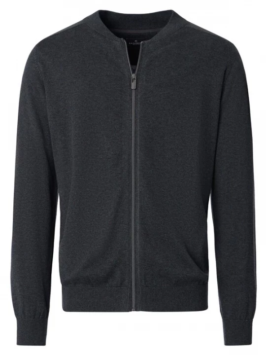 Foto van product CASAMODA Gebreid vest 'Basic' donkergrijs