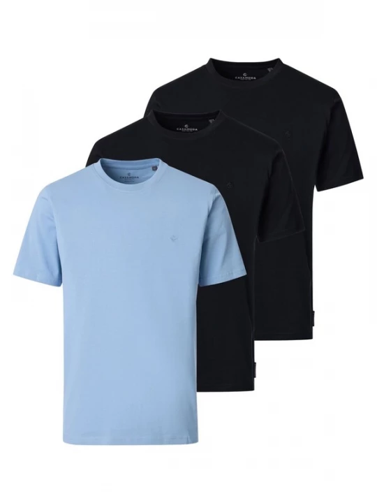 Foto van product CASAMODA Shirt 'Basic' blauw gemêleerd