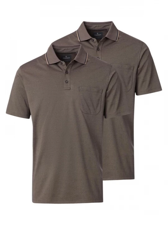 Foto van product CASAMODA Shirt 'Basic' bruin