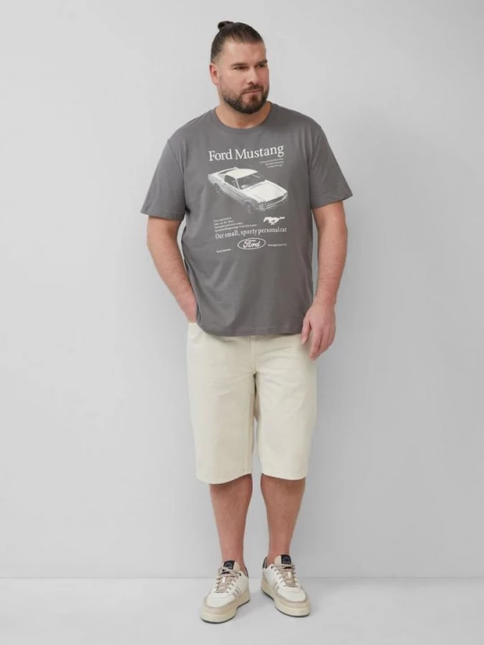 Foto van product Casby Bermuda jeans / Relaxed fit / Halfhoog s.Oliver crème