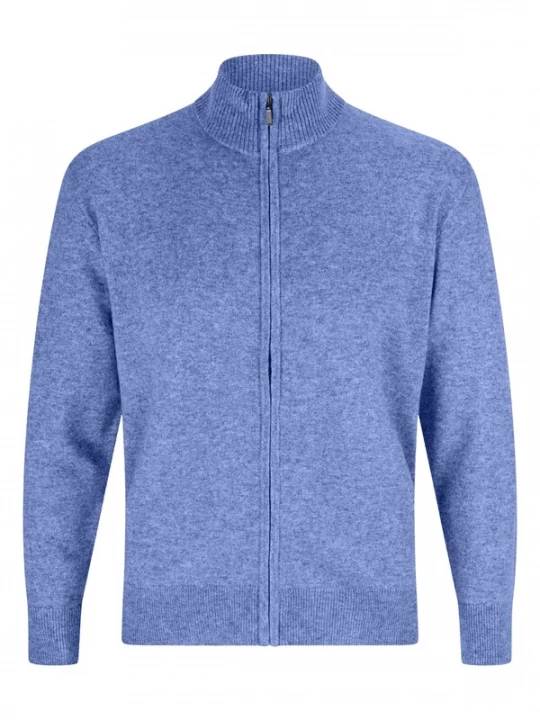 Foto van product CASH-MERE.CH Gebreid vest azuur