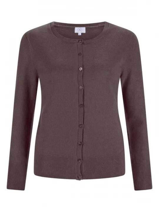 Foto van product CASH-MERE.CH Gebreid vest taupe