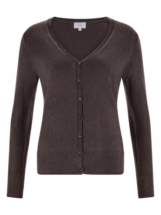 Foto van product CASH-MERE.CH Gebreid vest taupe
