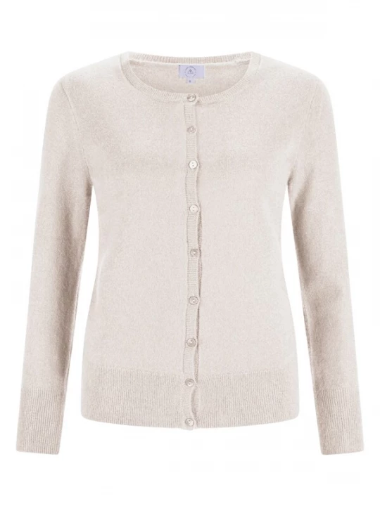 Foto van product CASH-MERE.CH Gebreid vest wit