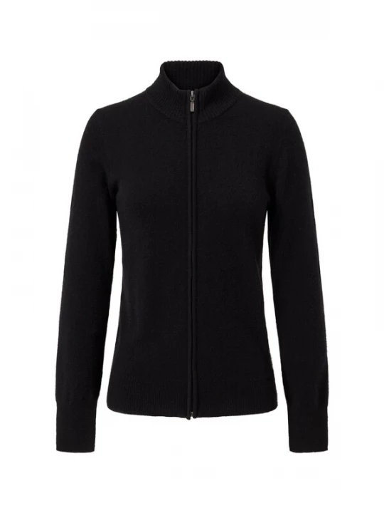 Foto van product CASH-MERE.CH Gebreid vest zwart