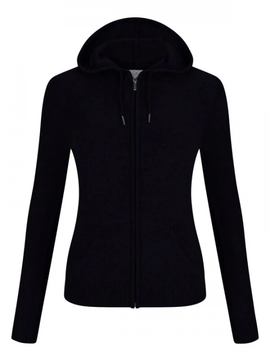 Foto van product CASH-MERE.CH Gebreid vest zwart