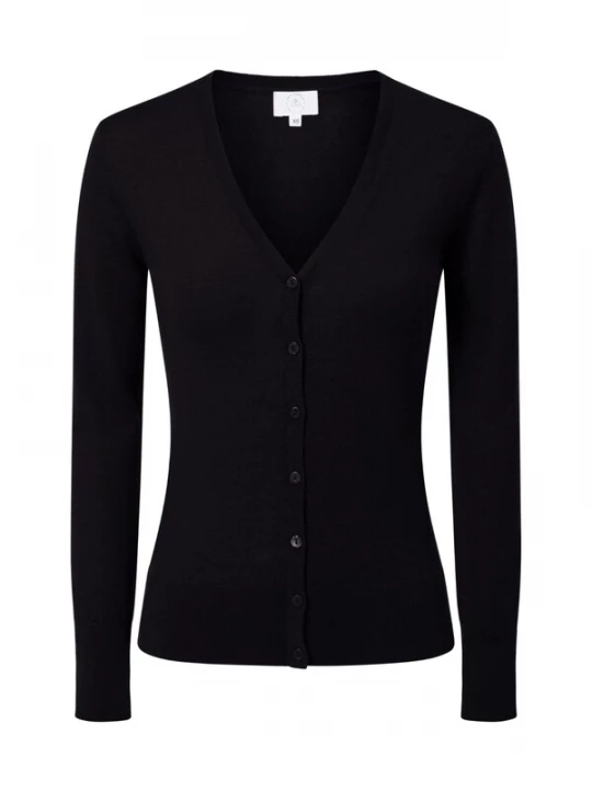 Foto van product CASH-MERE.CH Gebreid vest zwart