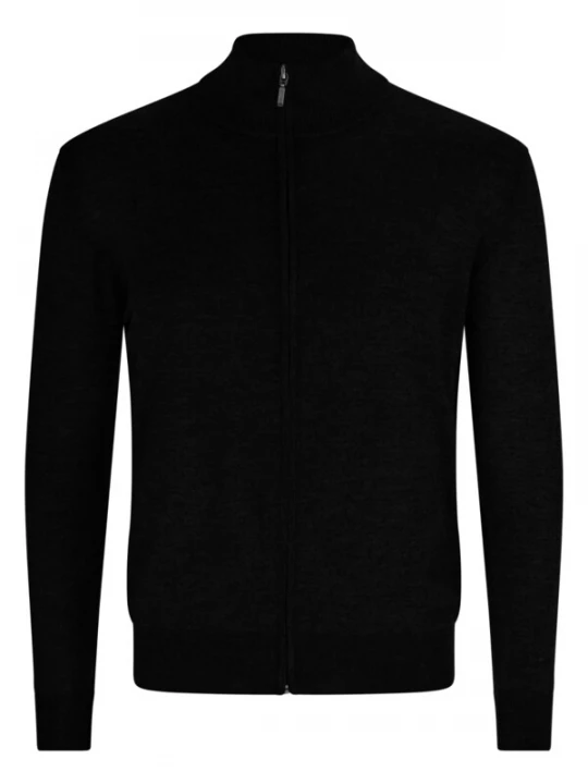 Foto van product CASH-MERE.CH Gebreid vest zwart