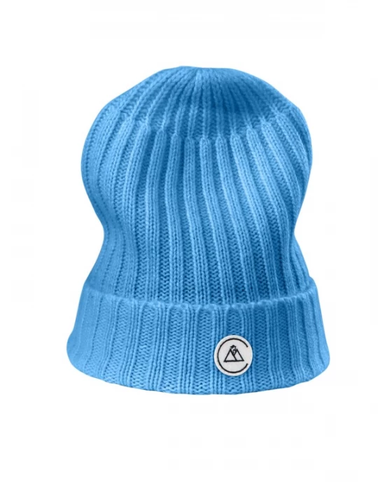 Foto van product CASH-MERE.CH Muts blauw / zwart / wit