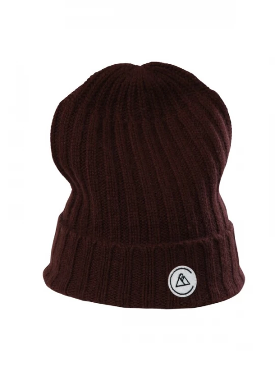 Foto van product CASH-MERE.CH Muts rood / wit