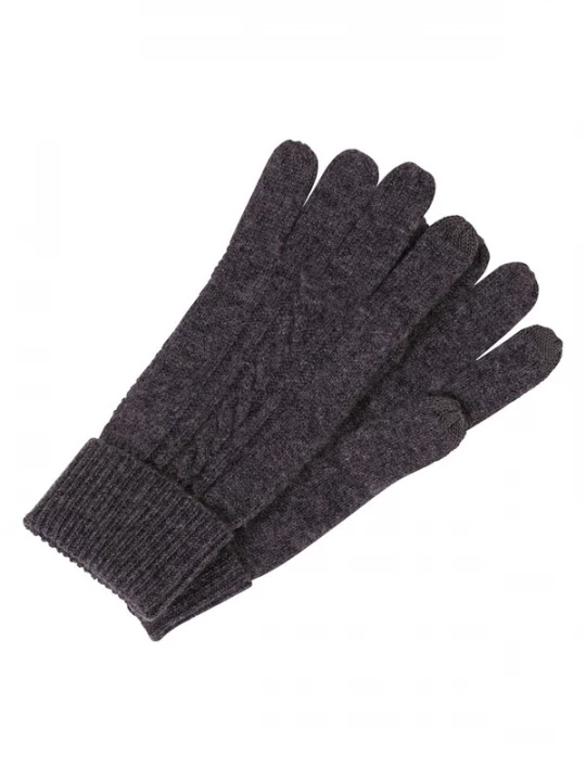 Foto van product CASH-MERE.CH Vingerhandschoenen donkergrijs