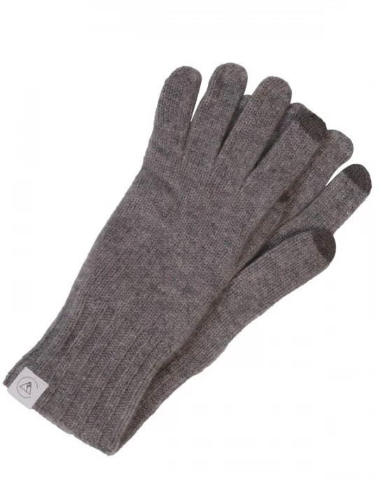 Foto van product CASH-MERE.CH Vingerhandschoenen grijs