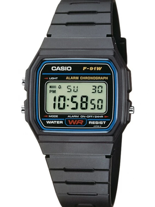 Foto van product CASIO Digitaal horloge blauw / geel / rood / zwart