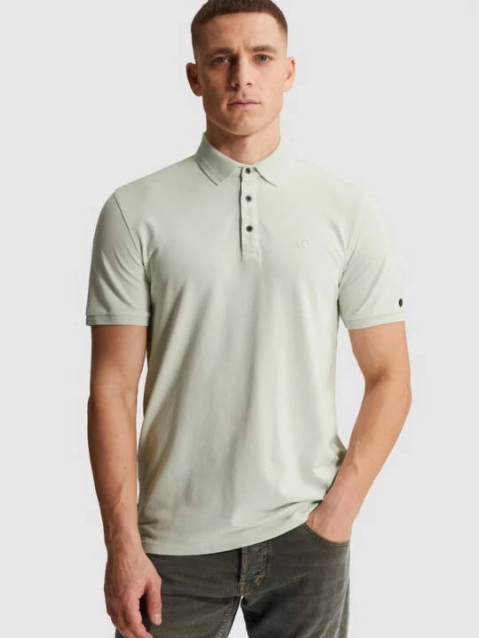 Foto van product CAST IRON Shirt 'Polo shirt in cotton with stretch' offwhite