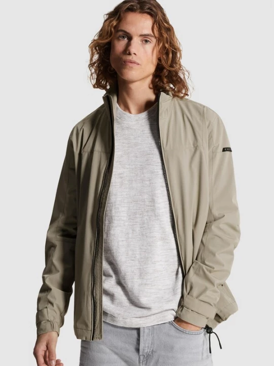 Foto van product CAST IRON Tussenjas 'Softshell jacket with high collar' lichtgroen
