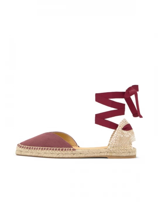 Foto van product Castañer Espadrilles 'Brava' crème / chamois / bourgogne