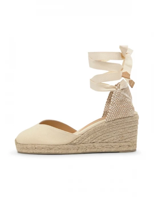 Foto van product Castañer Espadrilles 'Chiara' chamois / ecru / eierschaal