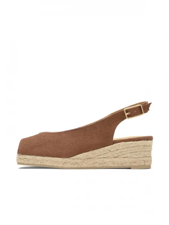 Foto van product Castañer Espadrilles 'Dosalia' lichtbeige / bruin