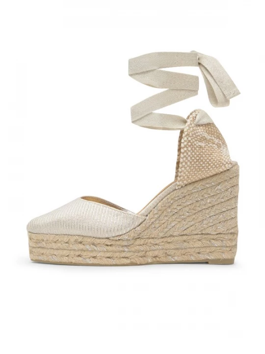 Foto van product Castañer Espadrilles 'Joyce' lichtbeige / wit