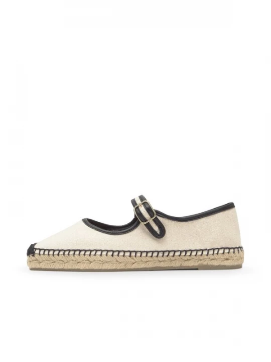 Foto van product Castañer Espadrilles 'Padua' crème / zwart