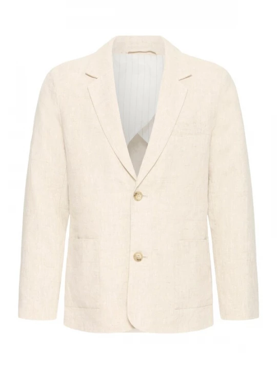Foto van product Casual Friday Business-colbert ' CFTorup Linen ' beige gemêleerd