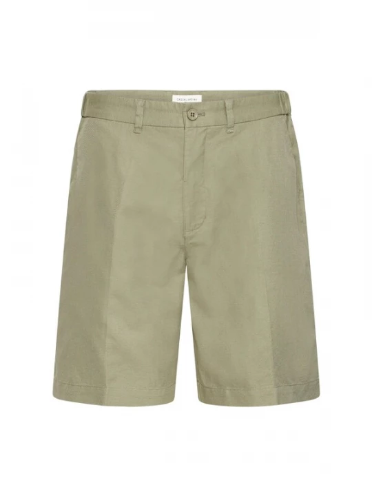 Foto van product Casual Friday Chino ' CFSarup Linen Mix ' olijfgroen