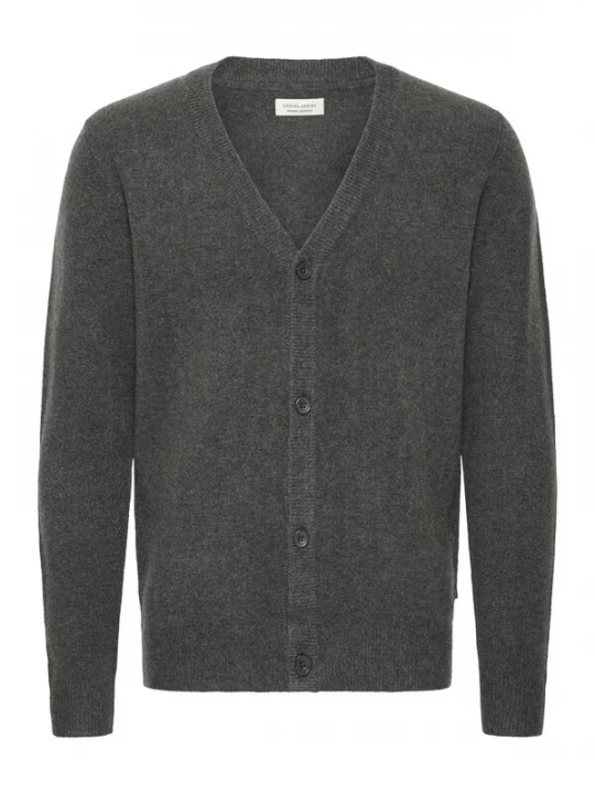 Foto van product Casual Friday Gebreid vest 'Heine' donkergrijs