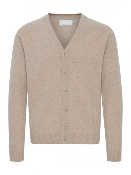Foto van product Casual Friday Gebreid vest 'Karl' beige gemêleerd