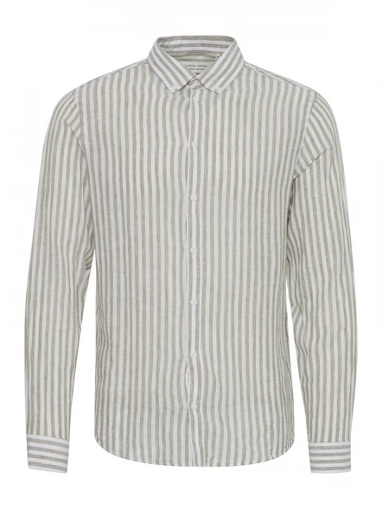 Foto van product Casual Friday Overhemd 'Anton' greige / wit