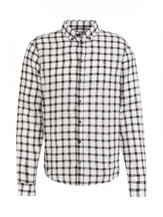 Foto van product Casual Friday Overhemd 'Anton' nachtblauw / grijs / wit