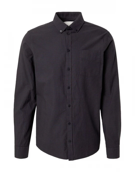 Foto van product Casual Friday Overhemd 'Anton' navy / roestbruin