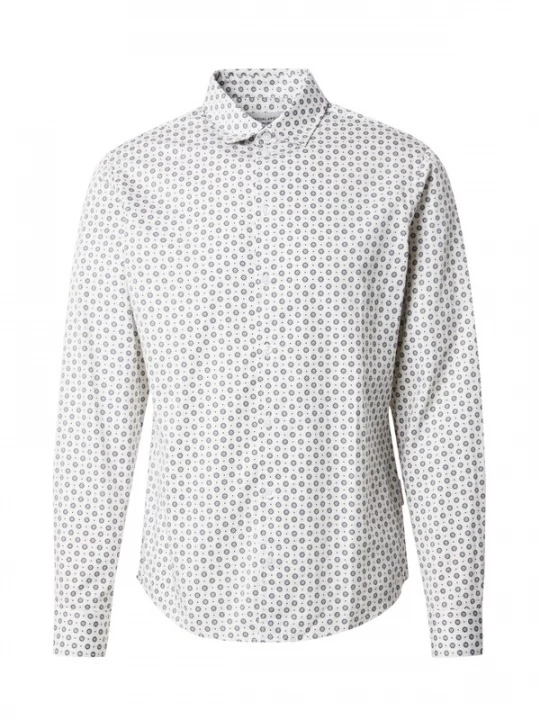 Foto van product Casual Friday Overhemd 'CF ANTON' blauw / zwart / wit