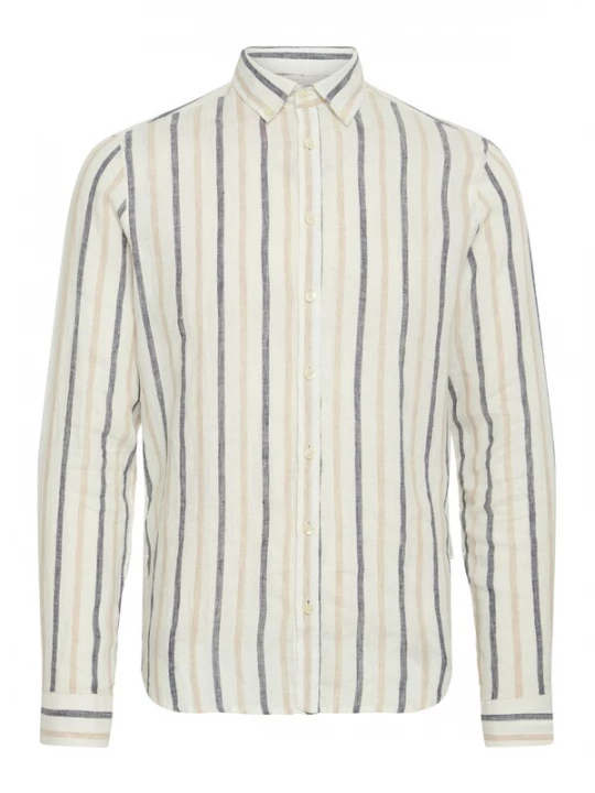 Foto van product Casual Friday Overhemd ' CFDYLAN striped ' taupe