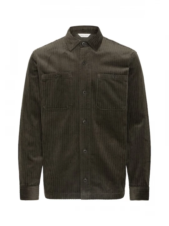 Foto van product Casual Friday Overhemd 'CFNor' donkergroen