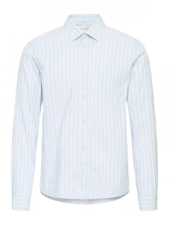 Foto van product Casual Friday Overhemd ' CFOrlyn Striped ' lichtblauw / wit