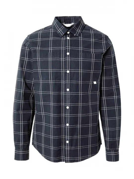 Foto van product Casual Friday Overhemd kobaltblauw / wit