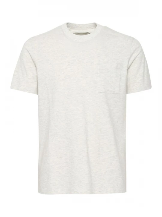 Foto van product Casual Friday Shirt ' CFJASPER mélange tee with chest pocket ' champagne