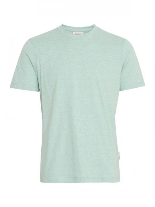 Foto van product Casual Friday Shirt ' CFTHOR micro striped tee ' turquoise