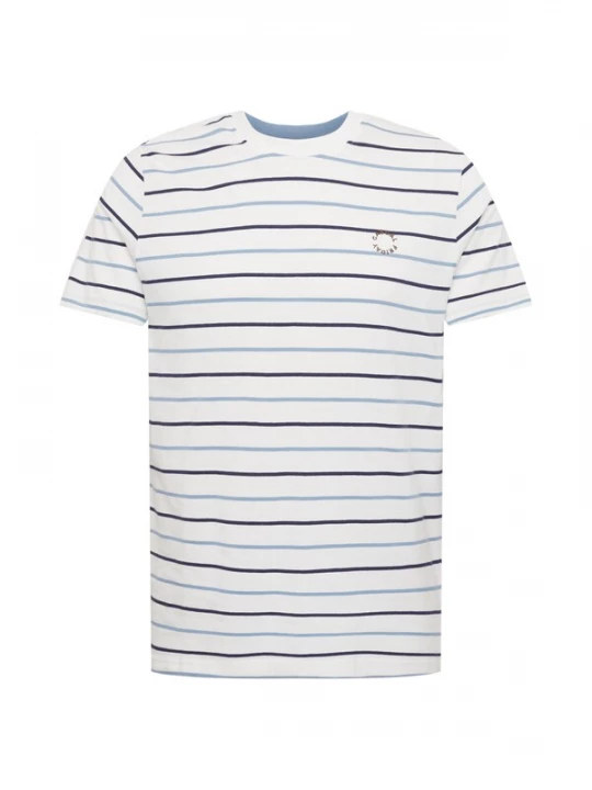 Foto van product Casual Friday Shirt 'Thor' ecru / navy / lichtblauw / lichtbruin