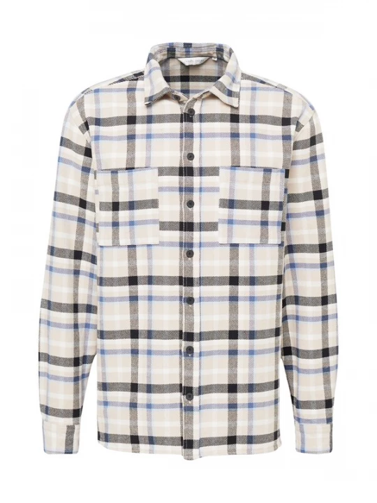 Foto van product Casual Friday Tussenjas 'August' beige / blauw / zwart / wit